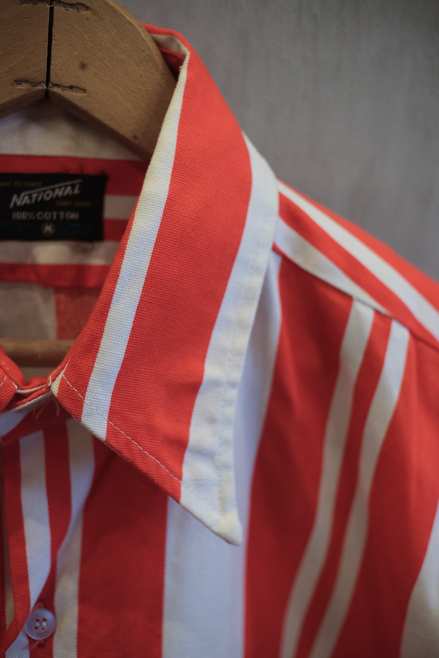 60’s National Striped Oxford Shirt Deadstock