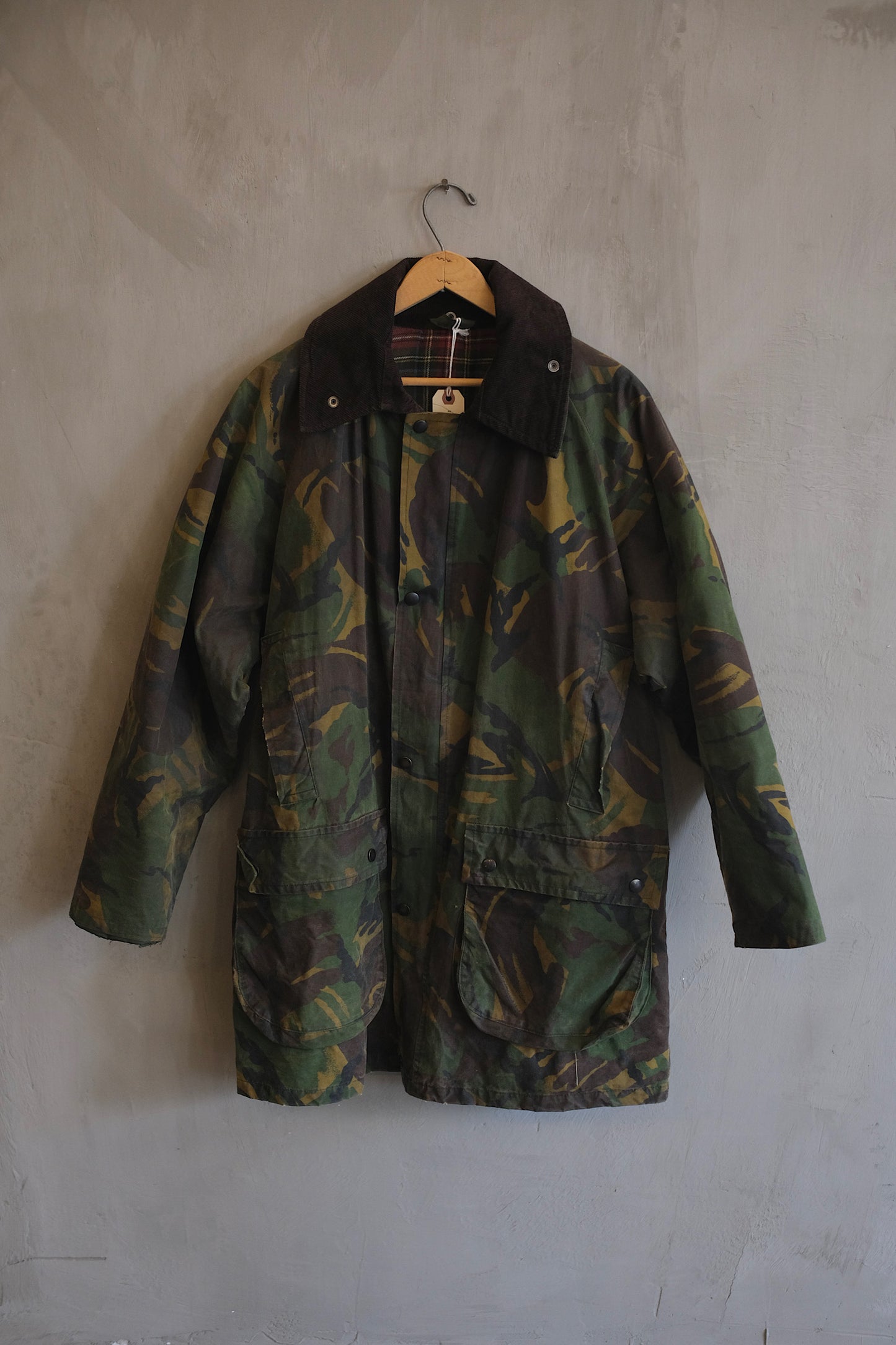 Hoggs Of Fife Waxed Cotton Camo Field Jacket