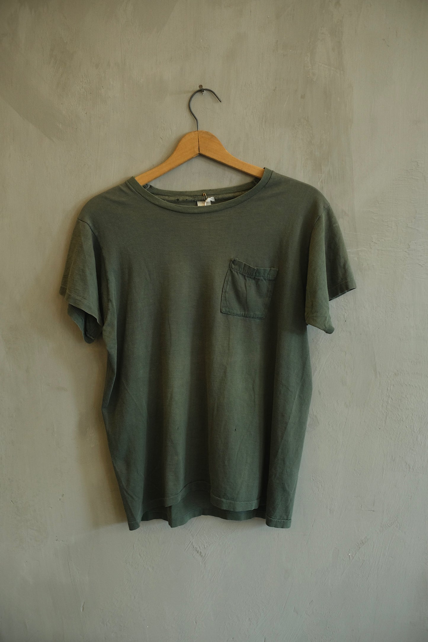 70’s Olive Green Pocket Tee