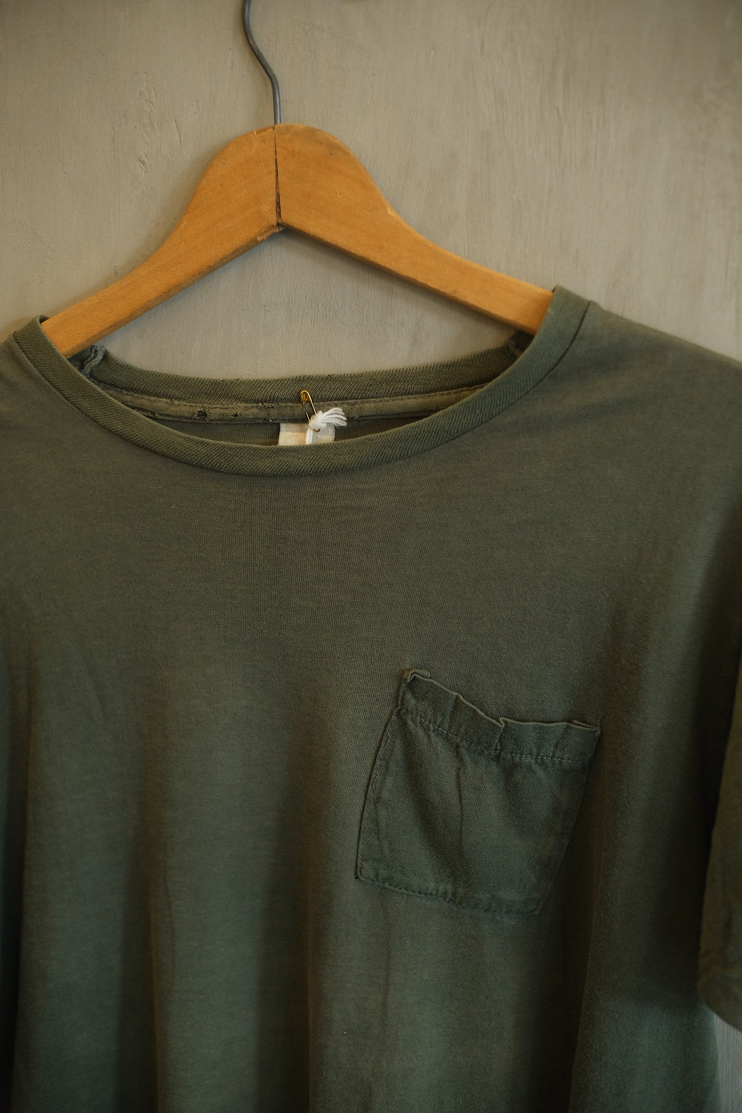 70’s Olive Green Pocket Tee