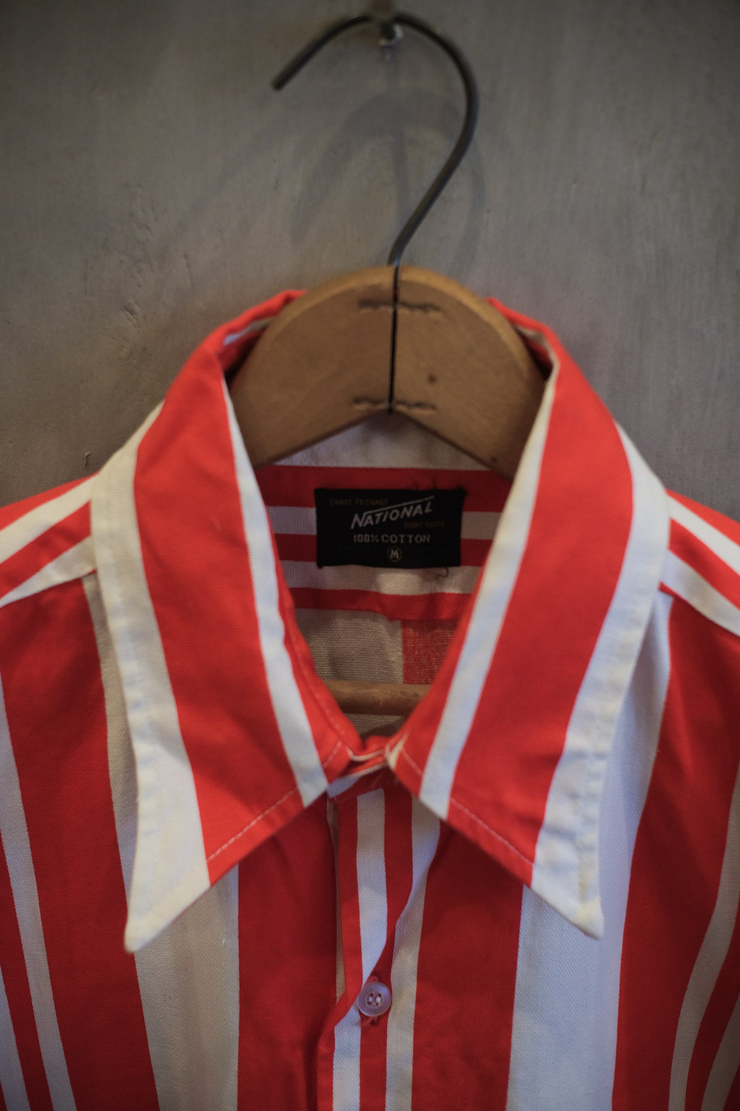60’s National Striped Oxford Shirt Deadstock