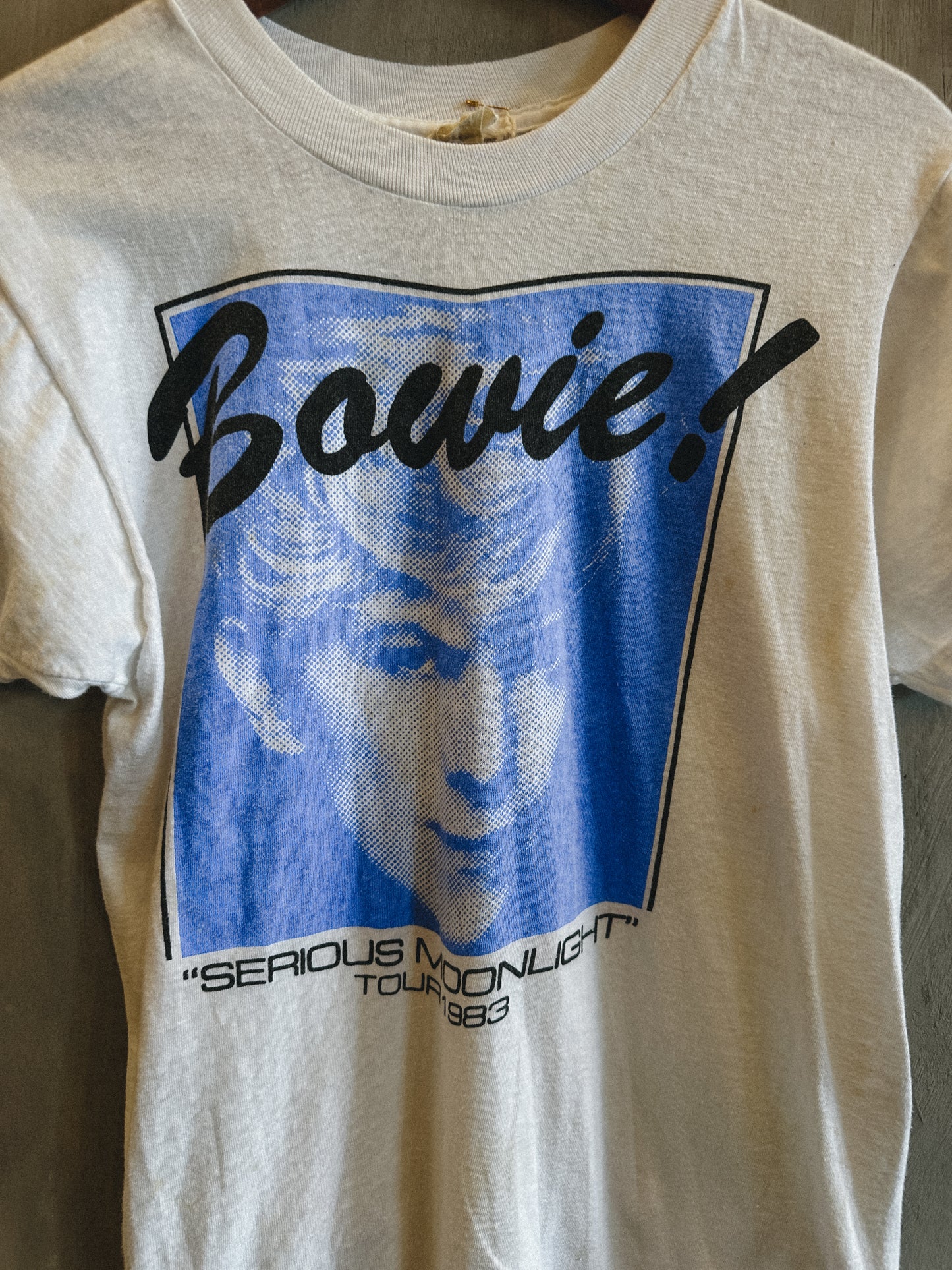 David Bowie Serious Moonlight Tee Small