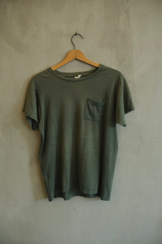 70’s Olive Green Pocket Tee