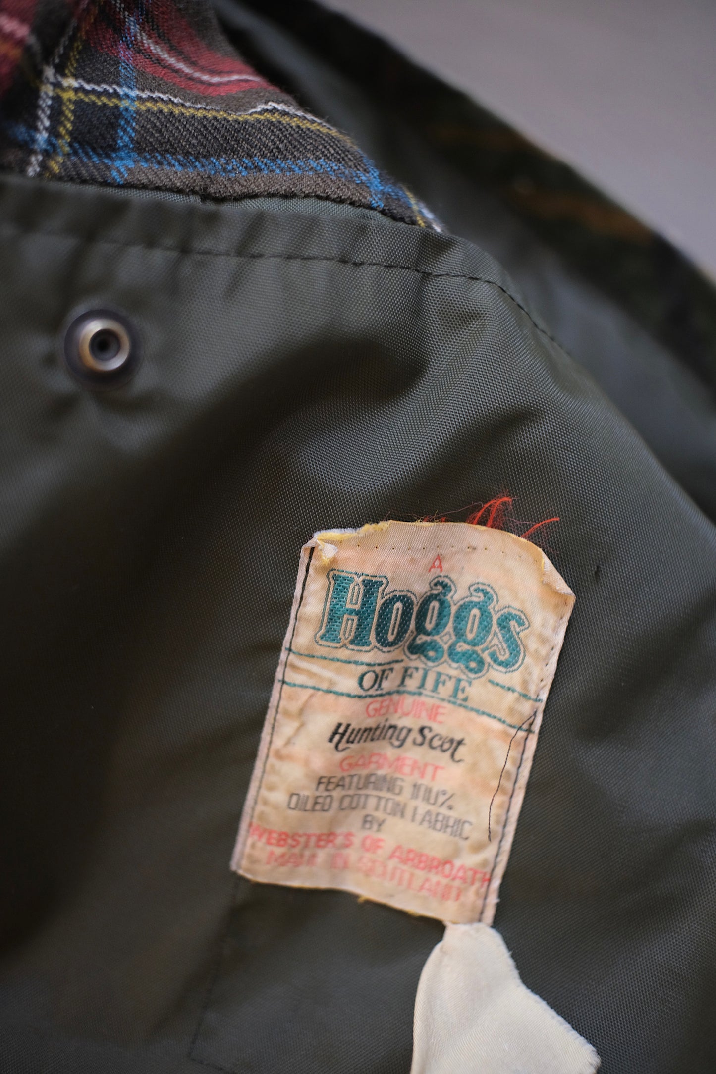 Hoggs Of Fife Waxed Cotton Camo Field Jacket